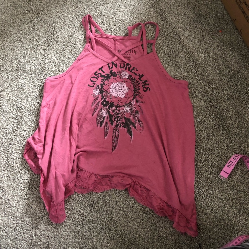 Dusty pink tank top